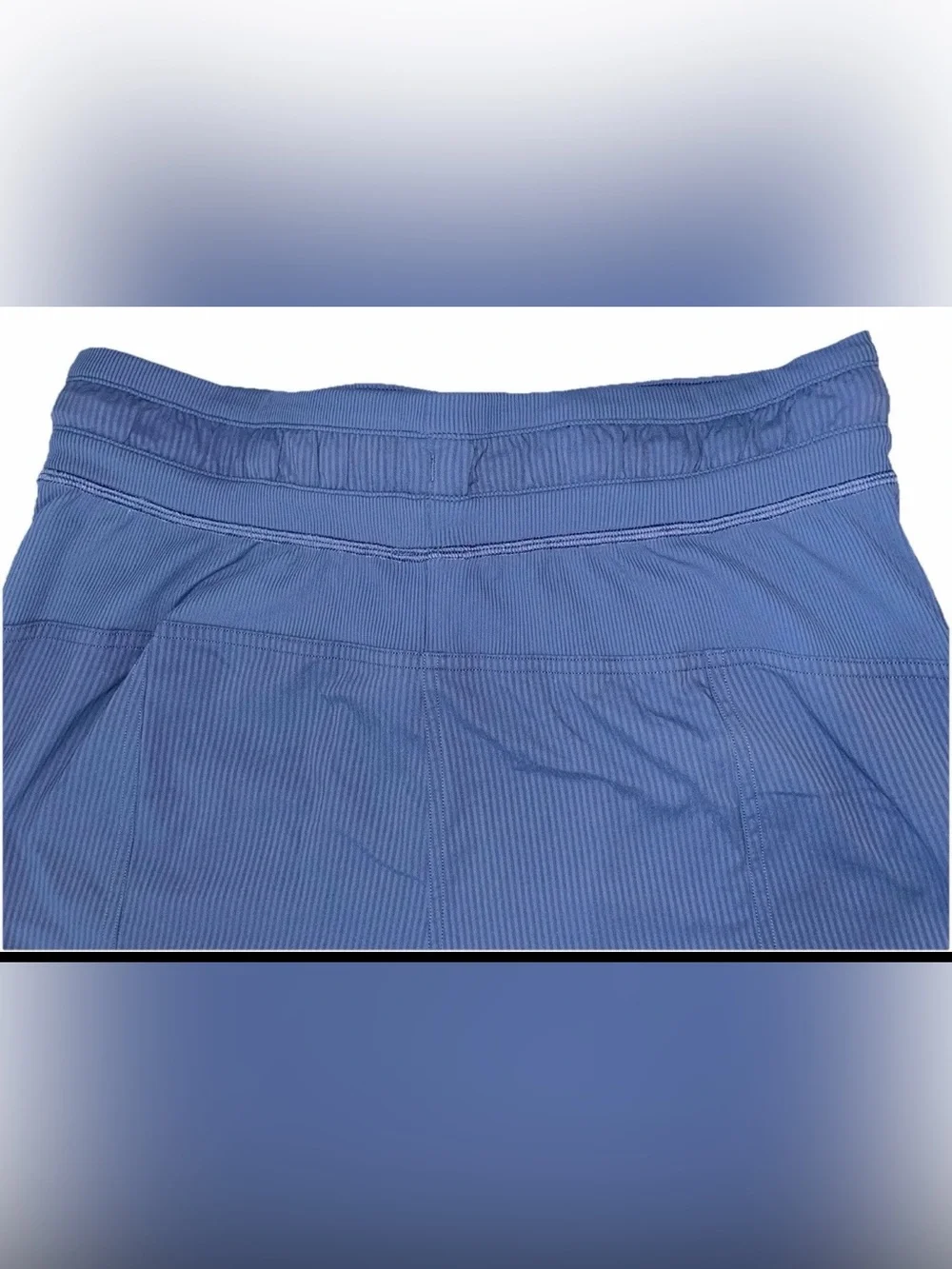 NWT LULULEMON SIZE 6 DANCE STUDIO HIGH RISE 3.5”L SHORT AUTHENTIC OASIS BLUE